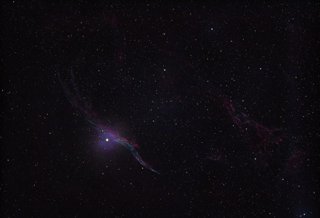 2hours of integration time on Filamentary Nebula