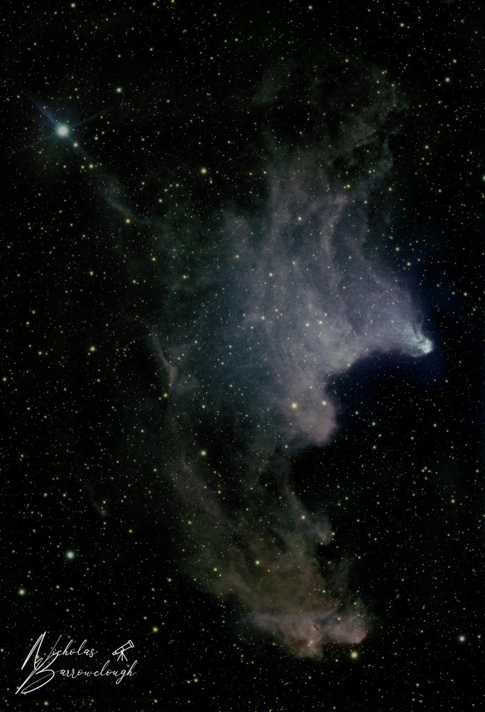 6 hours Witch Head nebula